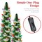 Best Choice Products Set of 3 XL Pre-Lit Hand-Painted Ceramic Tabletop Christmas Trees